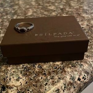 Black Stone Silpada Ring